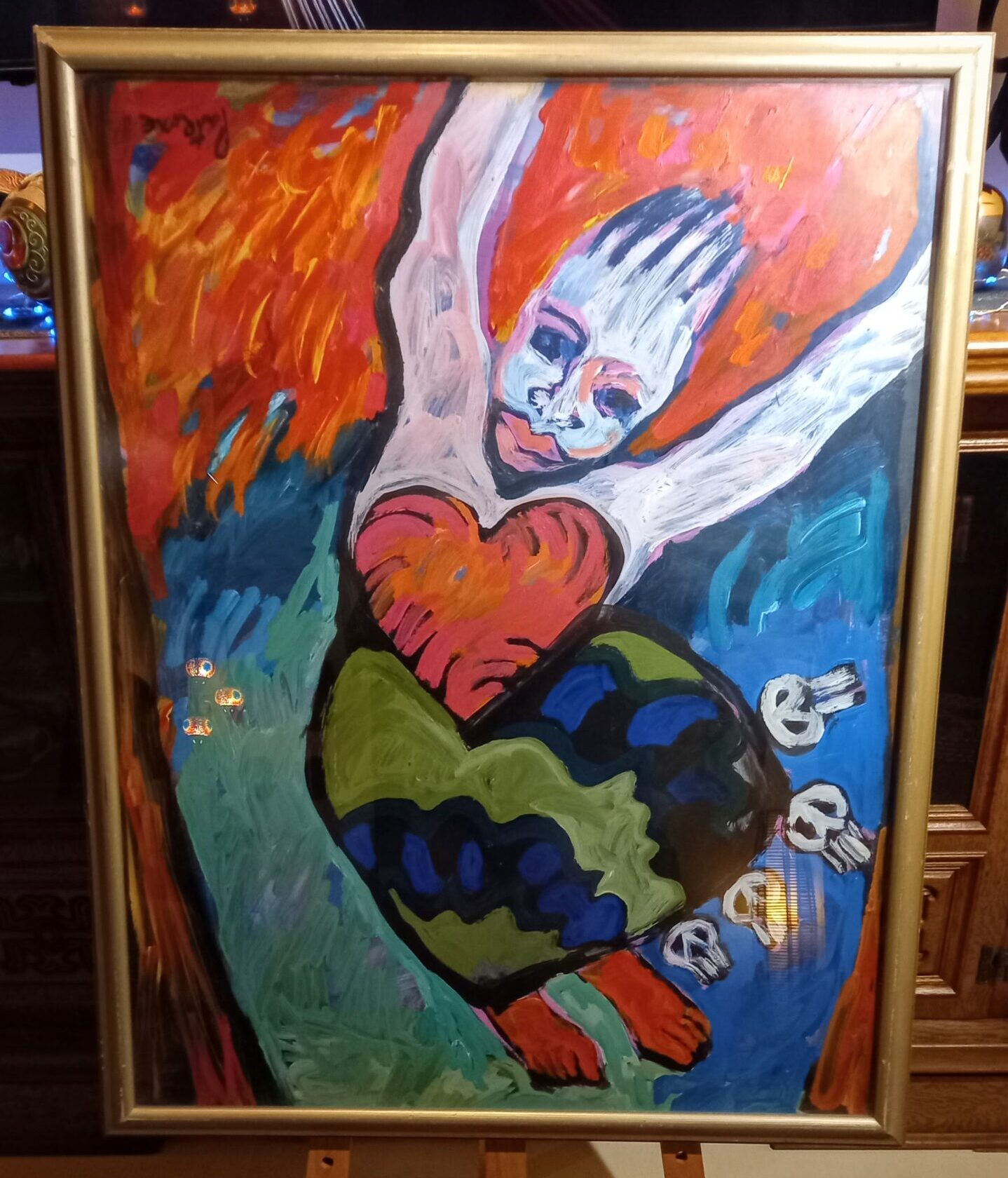 Corazon Volador or Flying Heart, contempoary art by Virginia Patrone